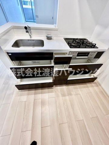 トゥジーテのキッチン|キッチン下収納