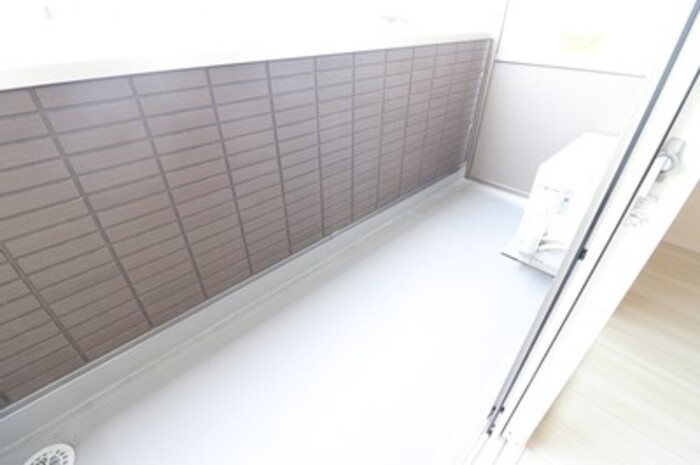 D-room姉体のバルコニー