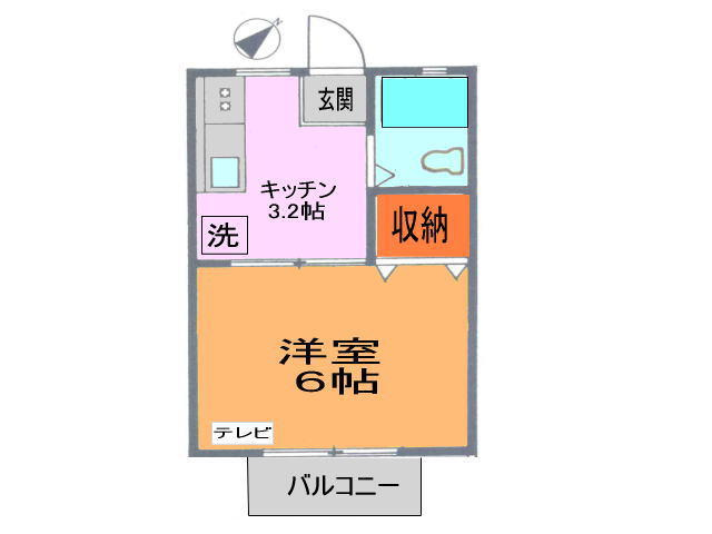 坂戸市千代田3丁目のアパートの画像