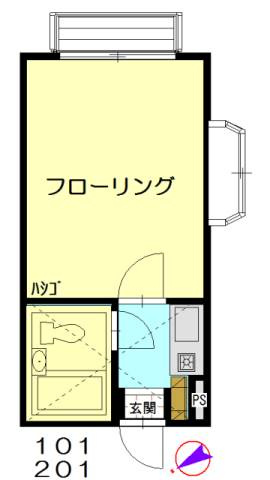 坂戸市千代田1丁目のアパートの画像