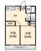 新婚さんにおすすめの２ＤＫ。
