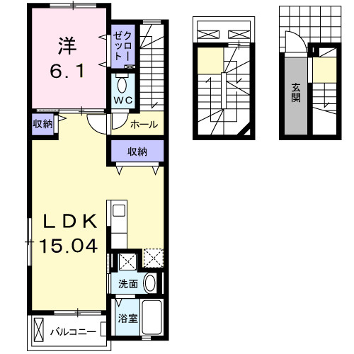 サンヒルズ・ラフォーレⅡの間取り