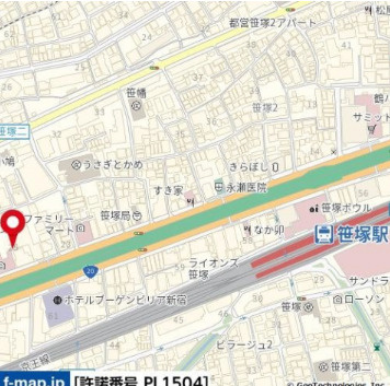 MG LUXURY SASAZUKAの地図