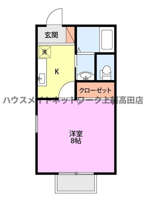クレストフォルム北城の間取り|間取図
