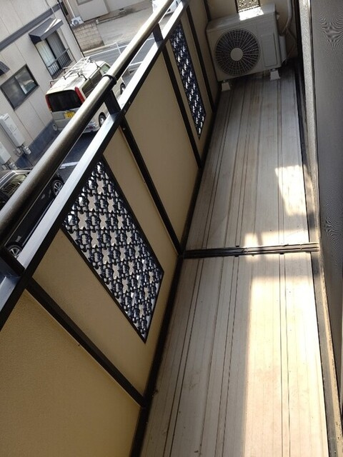 プレジール清音　A棟のバルコニー|バルコニー