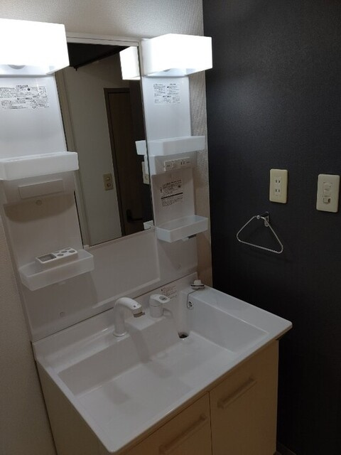 プレジール清音　A棟の洗面所|洗髪洗面化粧台