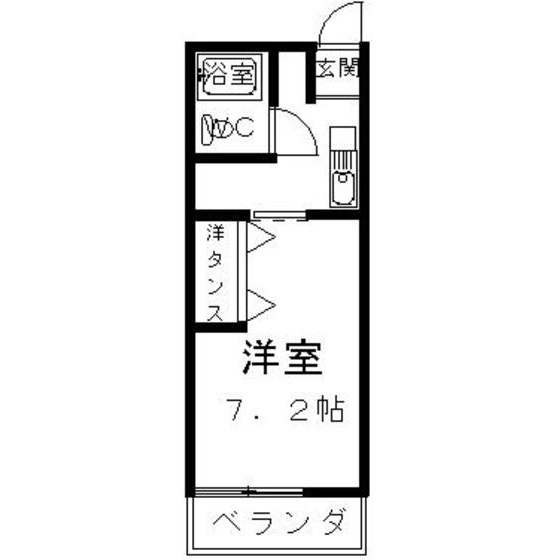 岐阜市茜部大野２丁目のアパートの間取り