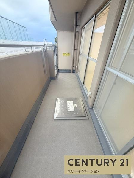 ドムール南恩加島のバルコニー