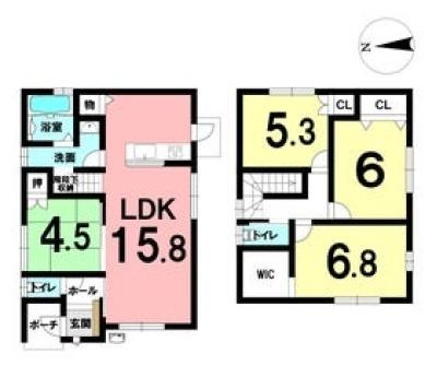 【間取り】 | 米子市上後藤2丁目　戸建