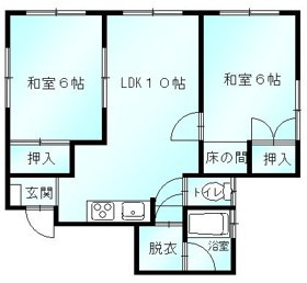 【間取り】 | ハイネスいとう A