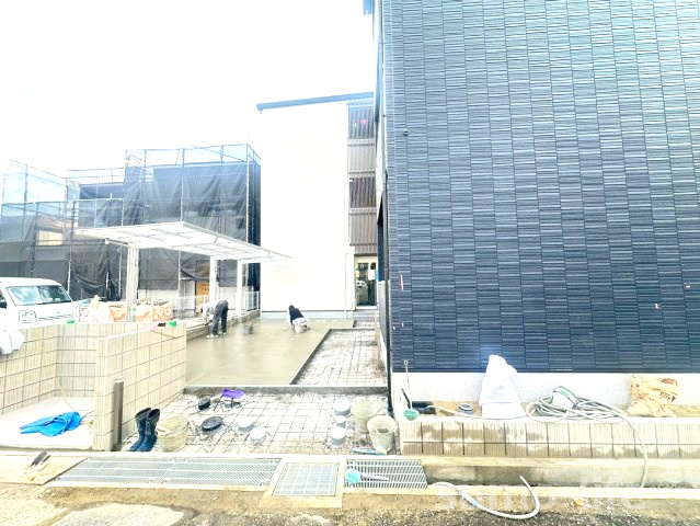 （仮称）尼崎市稲葉荘１丁目新築アパートのエントランス