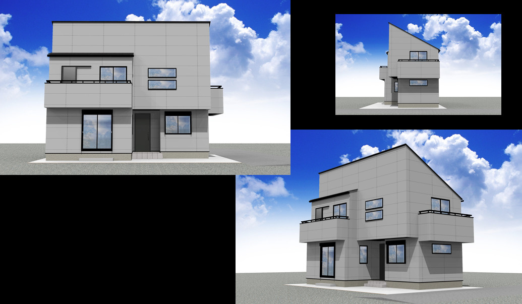 売地/ふじみ野市清見４丁目の外観パース|外観のイメージパースです。
※今後デザインが変更となる場合がございます。