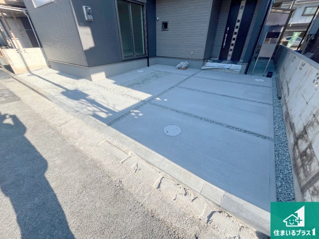 加古川市東神吉町神吉　第10期　新築一戸建ての駐車場|駐車スペース！散水栓があるので、こまめに愛車を洗えます！