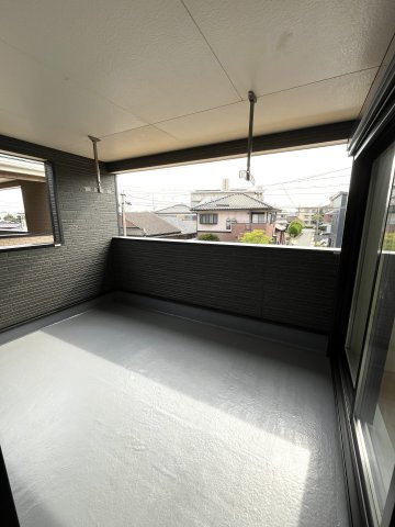 【展望】 | 赤崎小学校に通える新築戸建　山陽小野田市赤崎２丁目　第２－１号棟　クレイドルガーデン　アーネストワン | 屋根付きバルコニー