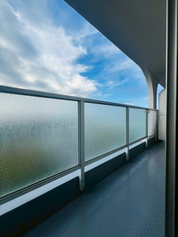 ユニハイツ朝霧のバルコニー