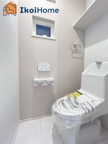 神戸市西区今寺　新築戸建のトイレ|【ホームページに現地動画掲載中】●年中無休：当日予約可●ウォシュレット・暖房便座脱臭機能付きトイレ