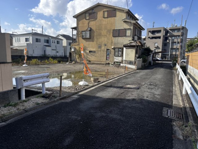 【前面道路含む現地写真】 | 七条御所ノ内西町　売土地（建築条件無）　B号地 | 更地になりました♪
