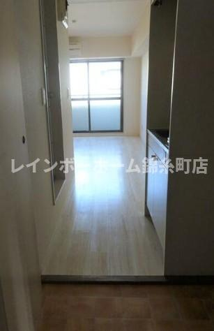 堀江新井マンションの玄関