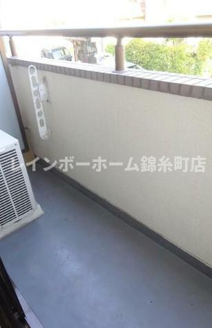 堀江新井マンションのバルコニー