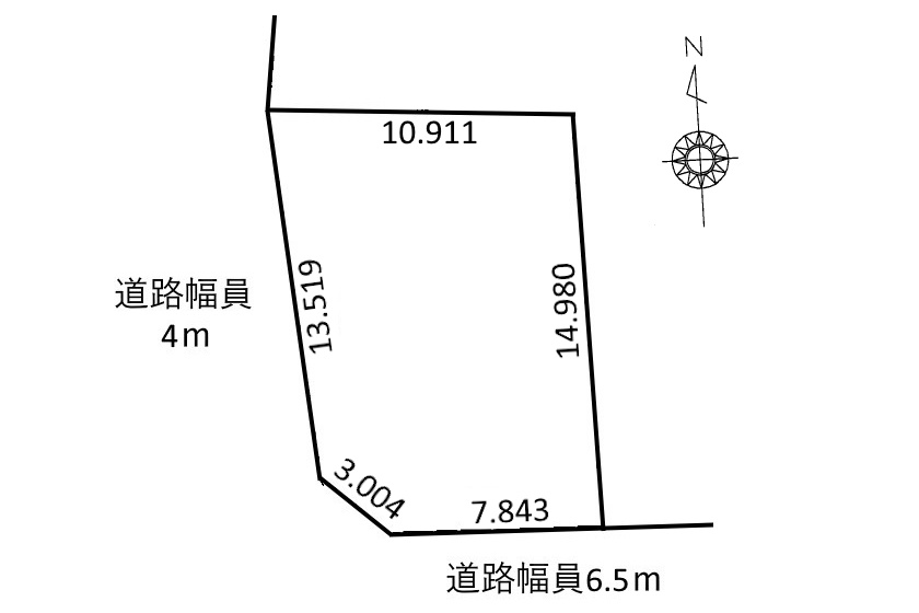 土地　生津外宮東町1丁目の土地図