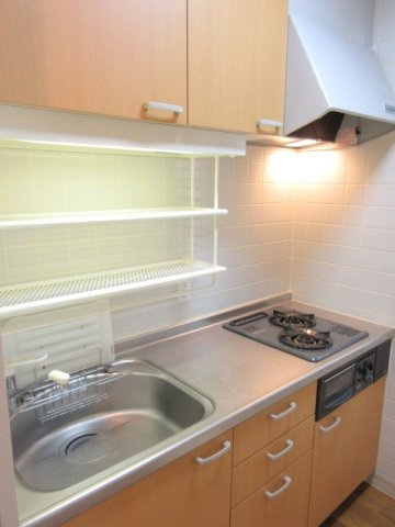 Ｎコート動坂のキッチン|★ガス２口システムキッチン★