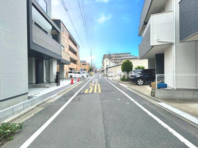 【前面道路含む現地写真】 | 葛飾区奥戸1丁目新築分譲住宅 | 全面道路