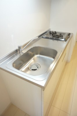 リブリ・蘇我のキッチン|コンパクトなキッチンで掃除もラクラク