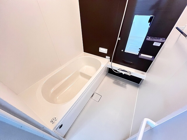 【浴室】 | 和光市白子3丁目　新築分譲住宅　全3棟（成増店） | 1坪タイプ採用の広々浴室採用。心身ともに一日の疲れを癒しましょう☆
