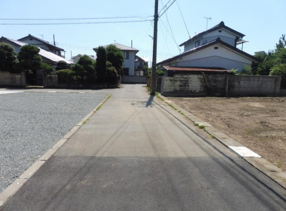 伊勢崎市田部井町1丁目　売地の外観