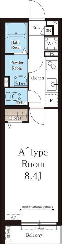 リブリ・芦原通の間取り