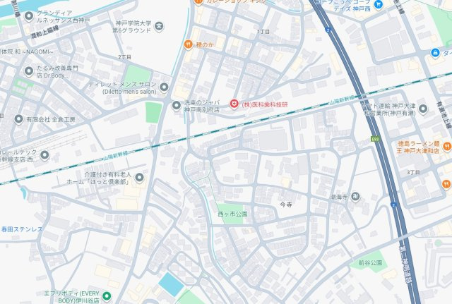 神戸市西区今寺　第1期　新築一戸建ての地図