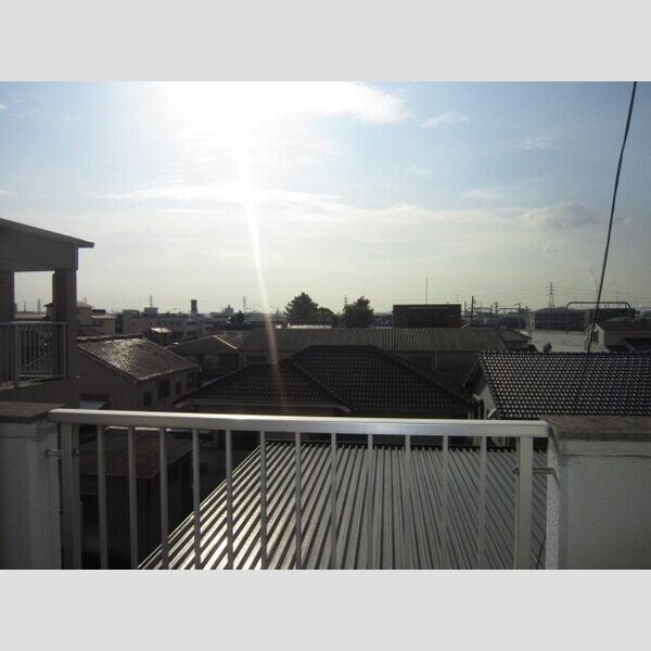 柴田マンションのバルコニー