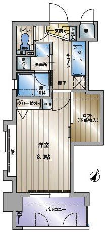 アクタス天神セントラルタワーの間取り