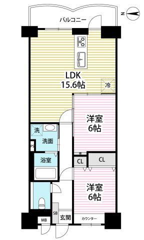 ＪＲ・近鉄・地下鉄「京都」駅徒歩５分◆令和７年４月リフォーム完了◆アパガーデンコート京都駅前の間取り|間取り