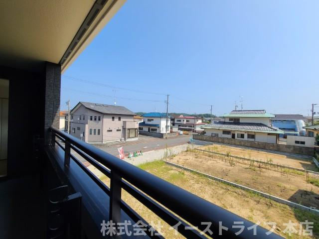 【新築戸建】　いわき市郷ケ丘4期の展望|1号棟写真　バルコニーからの眺望です