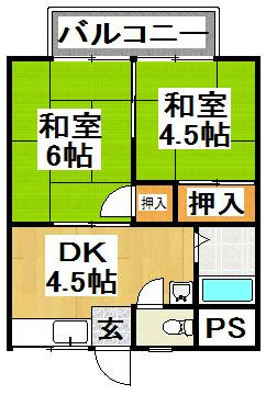 【間取り】 | 三浦ハイツ