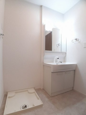 【洗面所】 | マ・メゾンⅠ | 忙しい朝には欠かせない洗面所です