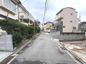 【前面道路含む現地写真】 | 右京区太秦安井西裏町　建築条件付