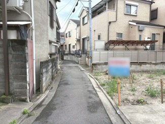 【前面道路含む現地写真】 | 右京区太秦安井西裏町　建築条件付