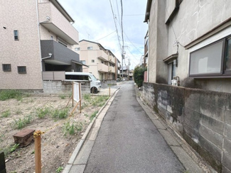 【前面道路含む現地写真】 | 右京区太秦安井西裏町　建築条件付