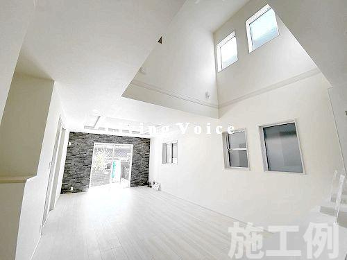 【居間・リビング】 | 【仲介手数料０円】平塚市出縄　新築一戸建て　全10棟 | 平塚市出縄　新築一戸建て　全10棟