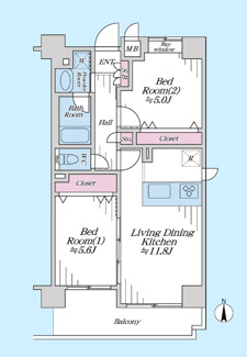【間取り】 | グランシティ天王洲アイル