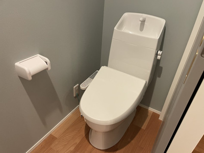 【トイレ】 | 東根市神町東建売住宅【B棟】 | 節水タイプのトイレは水道代の節約に繋がります。