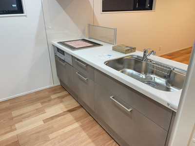 【キッチン】 | 東根市神町東建売住宅【B棟】 | 広々ワイドなキッチンです。