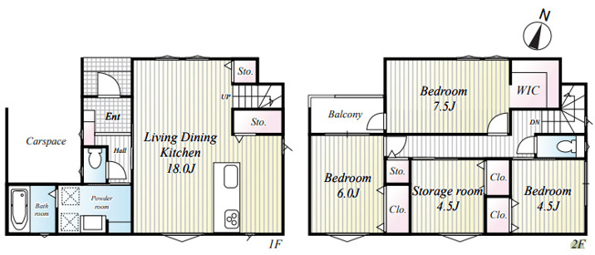 【間取り】 | 西区今寺 | 3SLDK、価格3,480万円、敷地面積100.00㎡、延床面積112.43㎡