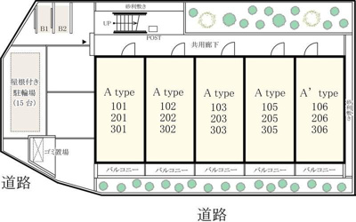 【区画図】 | リブリ・メゾンエイト