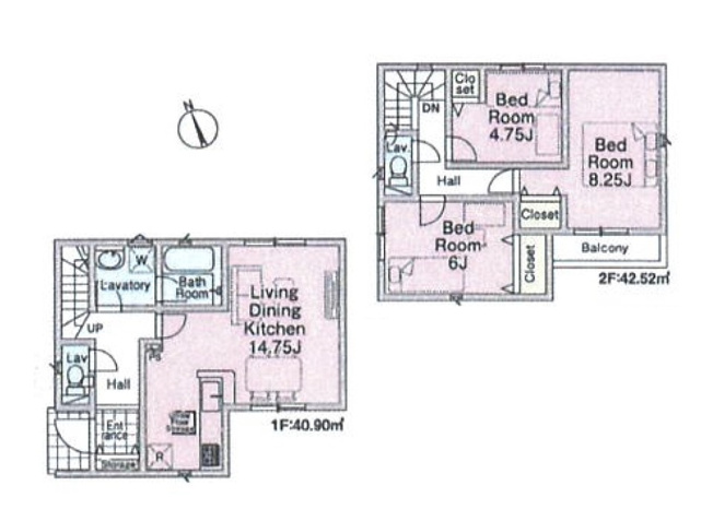 【間取り】 | 新座市畑中2丁目　新築一戸建住宅　全9棟　(志木本店) | 独立したLDKはエアコンの冷暖気を室外に逃さないので省エネにもなります。
半独立型のキッチンは水仕事の時は家族との会話を楽しめ、お料理には集中したい方にオススメ。