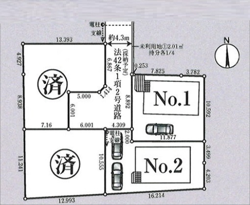 【区画図】 | 富士見市諏訪第7　全4棟　2号棟 | 2号棟