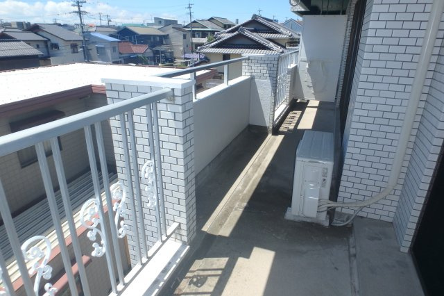 セントラル清城のバルコニー