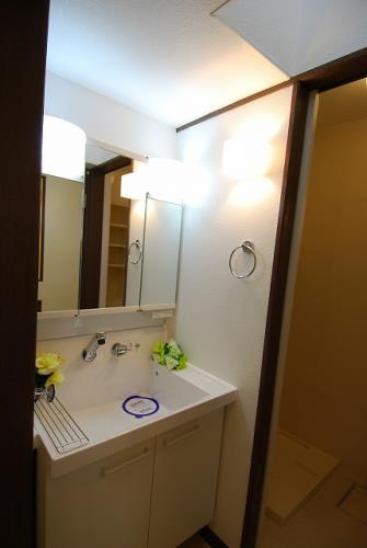 セントラル清城の洗面所